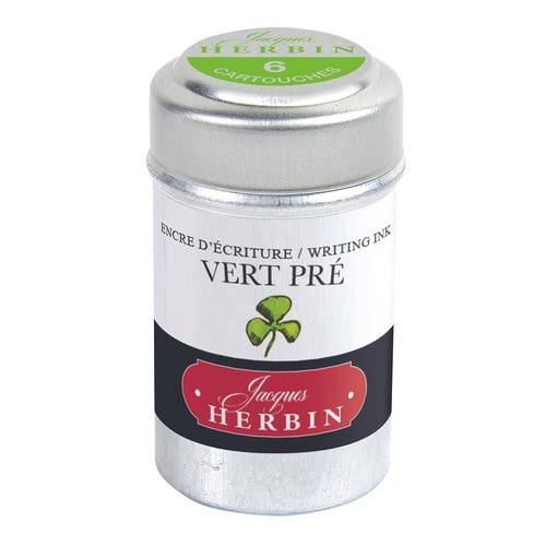 万年筆用カートリッジ ライトグリー×6