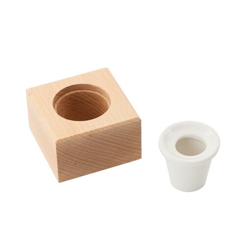 インクポット 木製スタンド付×2
