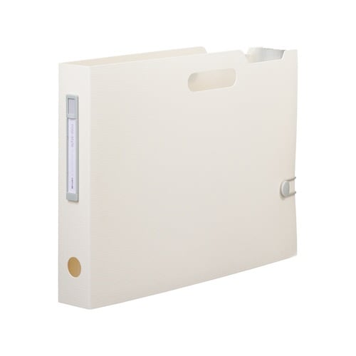 ドキュメントボックス ヨコ スリム A4 ホワイト