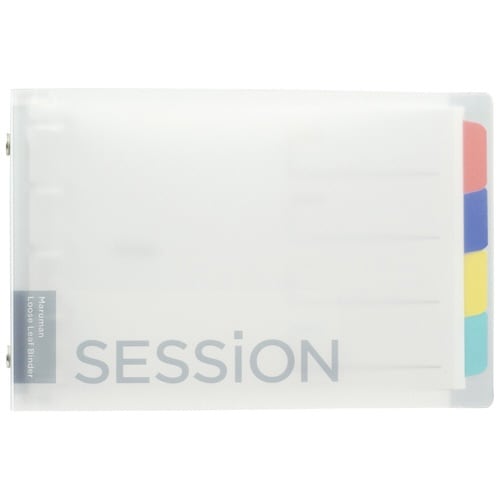 ミニサイズ バインダー セッション クリア