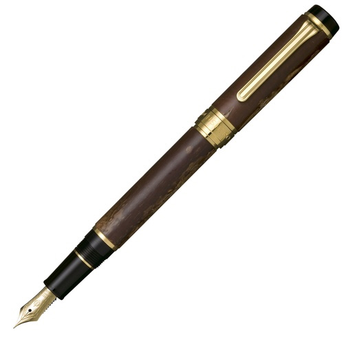 樺細工万年筆 BK 中字