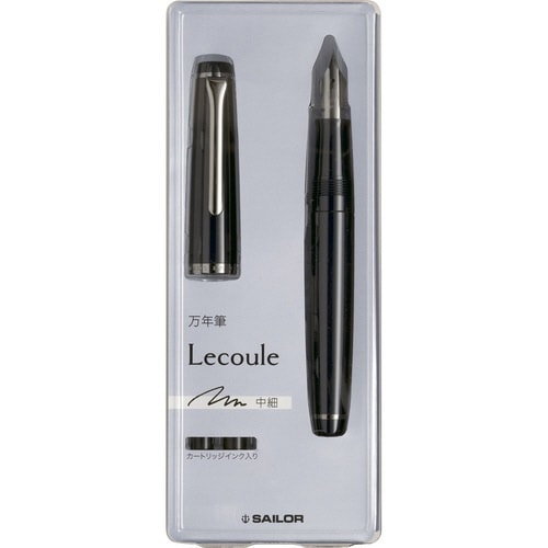 レクル万年筆 オールBK MF