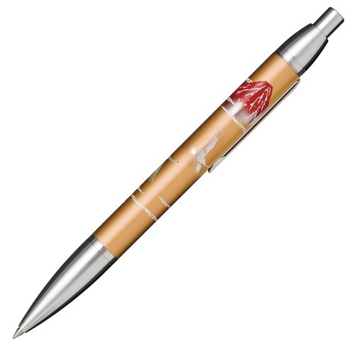 優美蒔絵ボールペン 富士山に鶴 GD