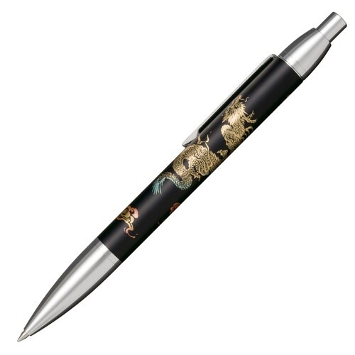 優美蒔絵ボールペン 四神 青龍 BK