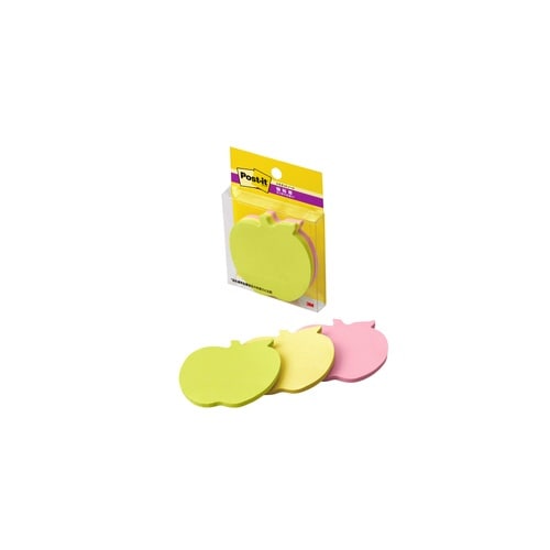 強粘着シルエットノート リンゴSSS−APU