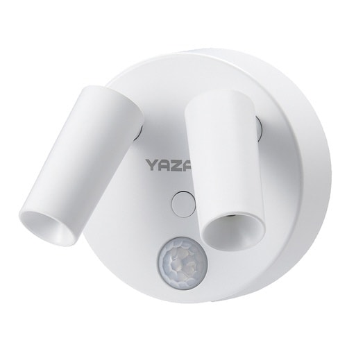 照射方向自在人感明暗センサーライト2灯