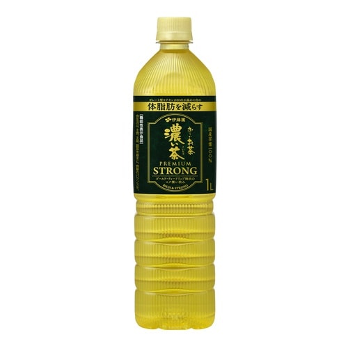 おーいお茶濃い茶 プレミアムストロング1L12本