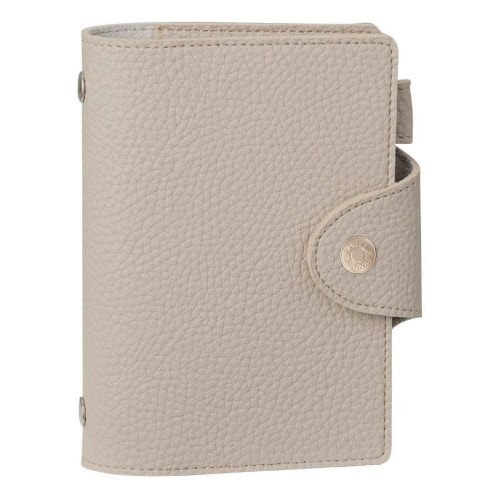 システム手帳ソフトファイルポケットサイズ グレー