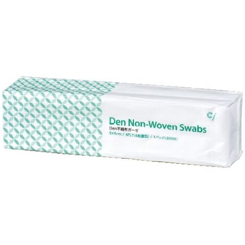 Den不織布ガーゼ 5×5cm 4枚重ね