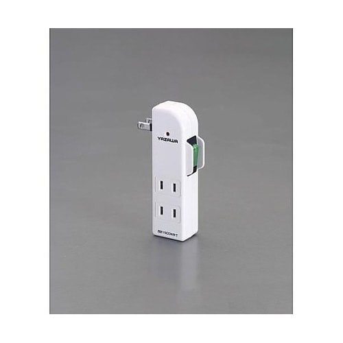 AC125V/15A 3口タップ[雷サー