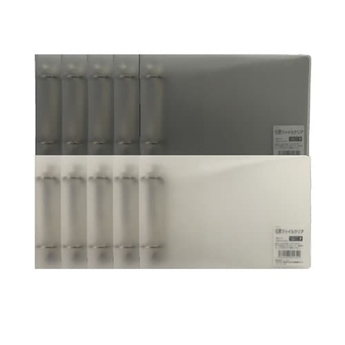 A1047 伝票ファイル透明 2色10冊