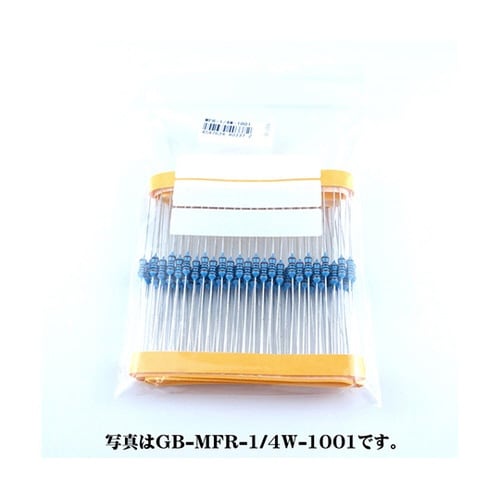 金属皮膜抵抗 1/4W1kΩ (100本