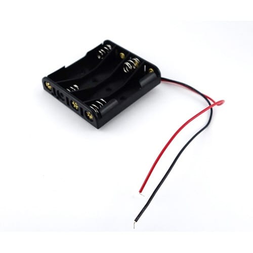 電池ケース 単4×4本 リード線付き G