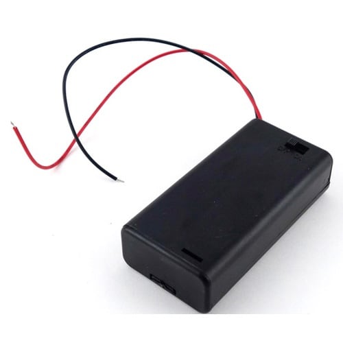 電池ケース 単3×2本 スイッチ・フタ・