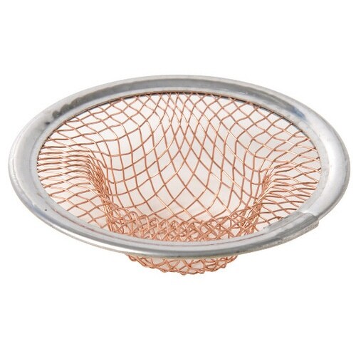 洗面台用純銅製網ゴミ受け 55mm PR