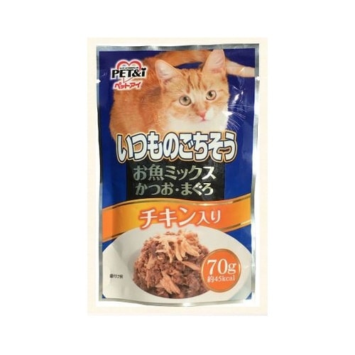 お魚ミックス かつお・まぐろ チキン入り