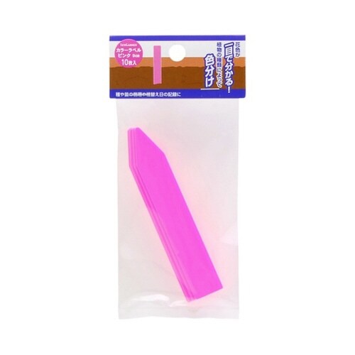 2028834 ラベルピンク9cm10枚