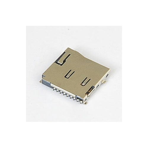 MicroSDカードソケット(基板付け)