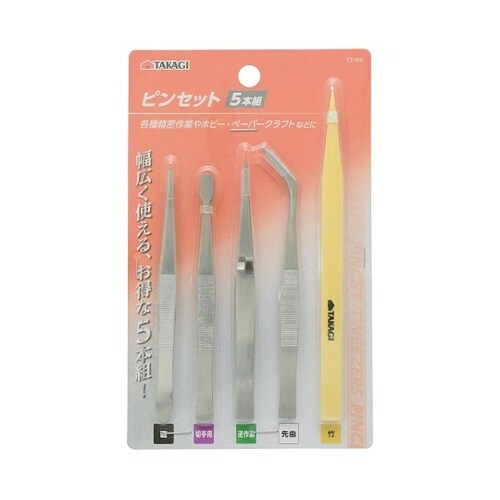 1163440ピンセット5本組TZ100