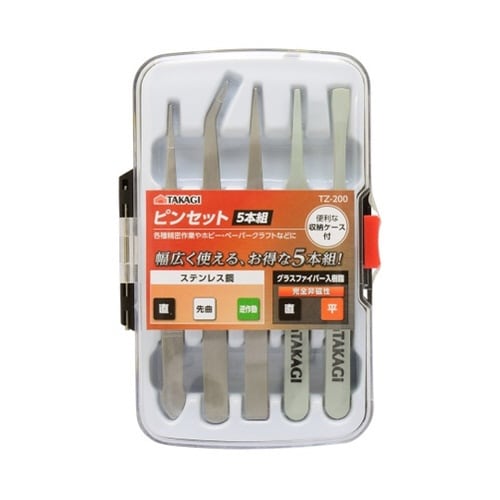 1163650ピンセット5本組TZ200