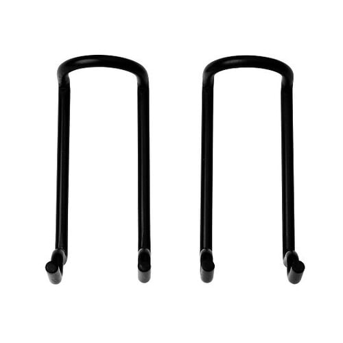 穴あきボード用 黒フックダブル 50mm