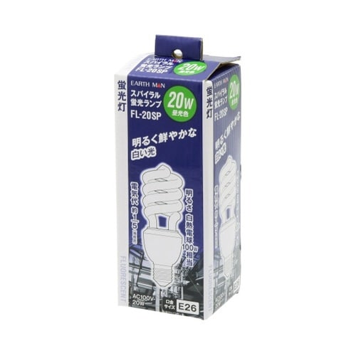 1404075スパイラル蛍光ランプ20W