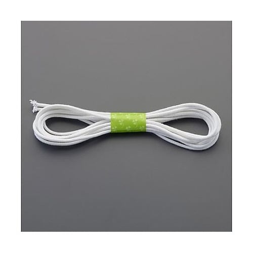 1.5mmx6m 丸ゴム(白/1本) E