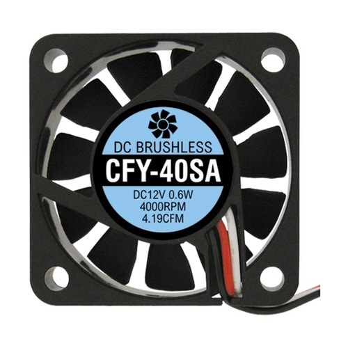 ケース用ファン 40mm 薄型静音タイプ