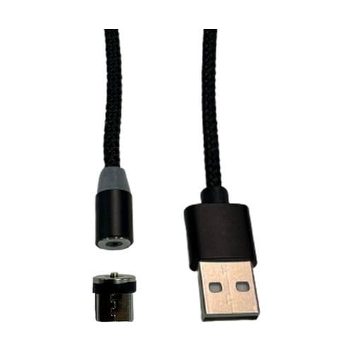 マグネット式充電用USBケーブル USB