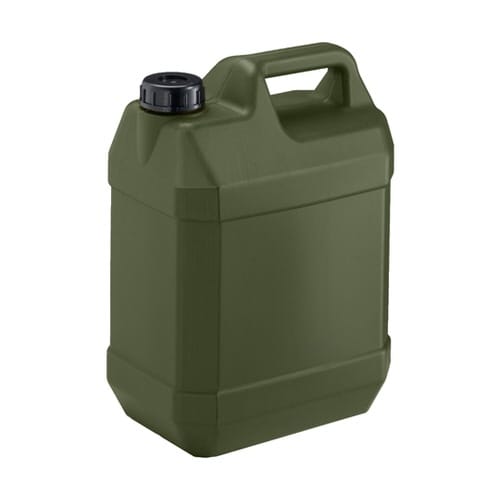 扁平缶 縦口 5L ノズル無 モスグリー