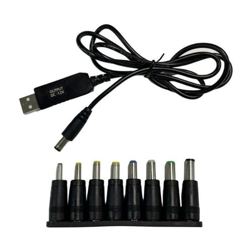 USB DC 電源ケーブル 12V TR