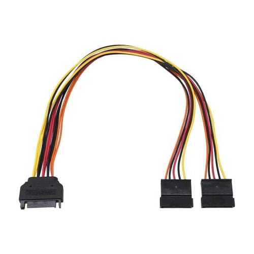 シリアルATA用二股電源ケーブル 30c