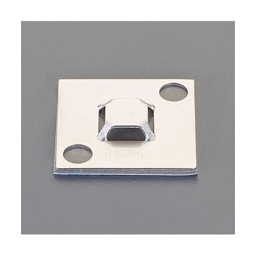 結束バンド用金属ベース(粘着付/10個)