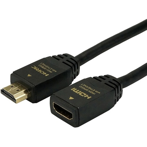 ハイスピードHDMI延長ケーブ0.5m黒