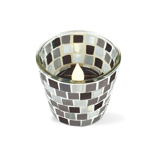 ソーラーライト カレードキャンドル ブラック