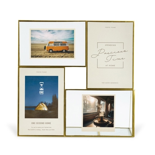 フォトフレーム マルチフェイス メタルフレーム