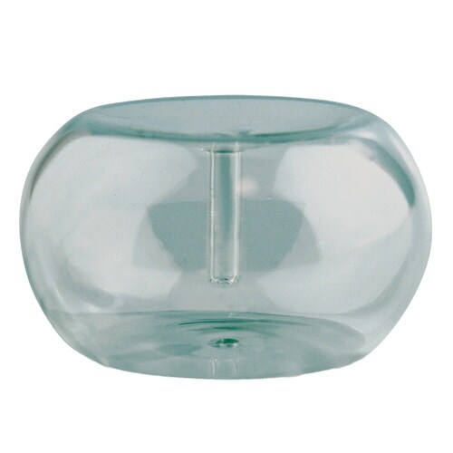 お香立て ルノ 吹きガラス ブルーグレー