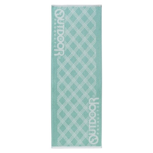 フェイスタオル ロング アウトドア グリーン