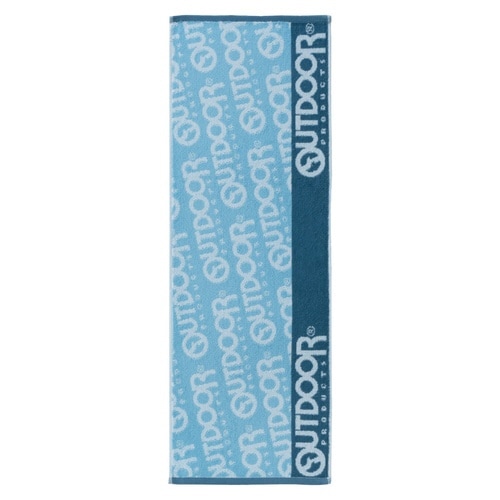 フェイスタオル ロング アウトドア ライトブルー