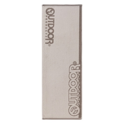 フェイスタオル ロング アウトドア ブラウン