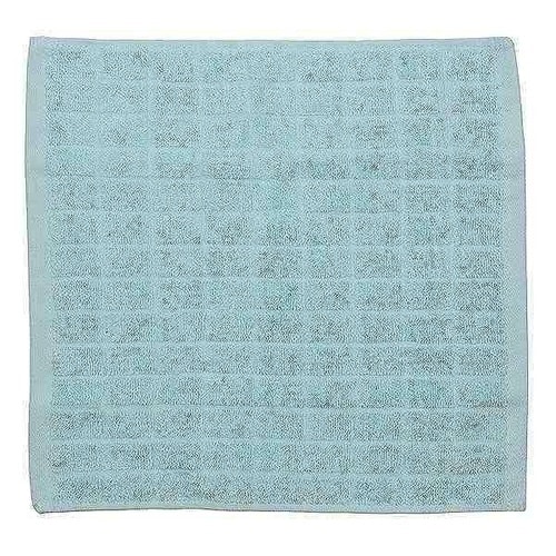 ハンカチ 34×35cm ハンドタオル ブルー