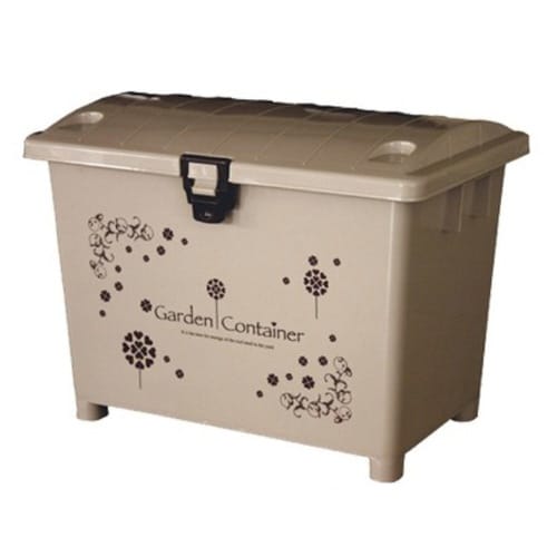 ガーデンコンテナ 園芸 収納ボックス ベージュ