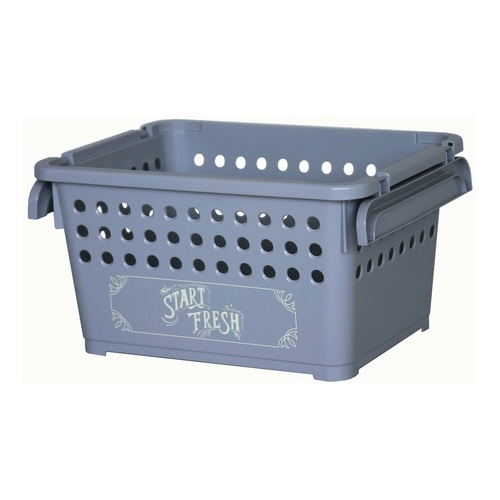 収納バスケット クールグレー