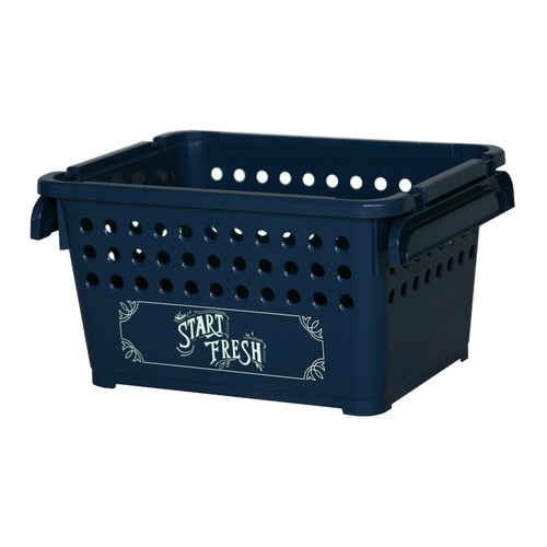 収納バスケット ナイトブルー