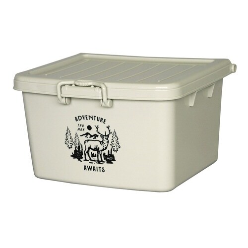 収納ケース フリーボックスL ミルクティーベージュ