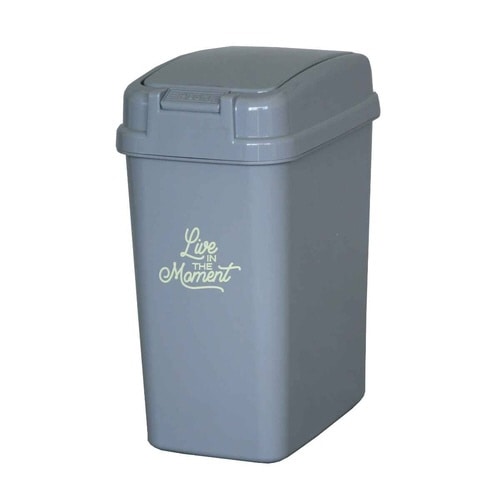 ゴミ箱 12L プッシュペール クールグレー