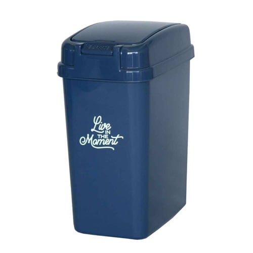 ゴミ箱 12L プッシュペール ナイトブルー