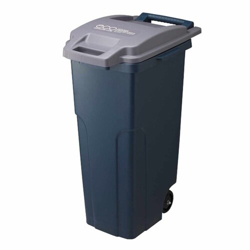 ゴミ箱 74L 屋外用 フタ付き ネイビー