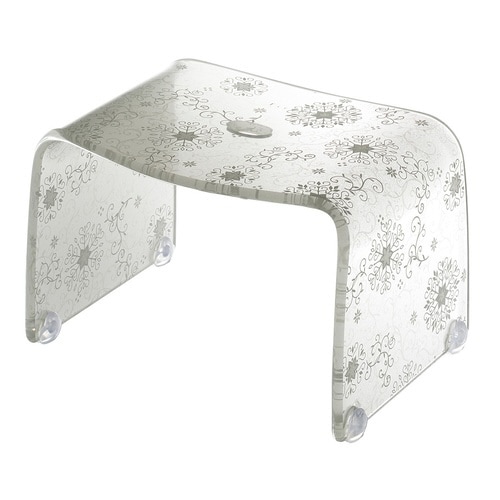 風呂椅子 フィルロシュシュ アクリル オフホワイト