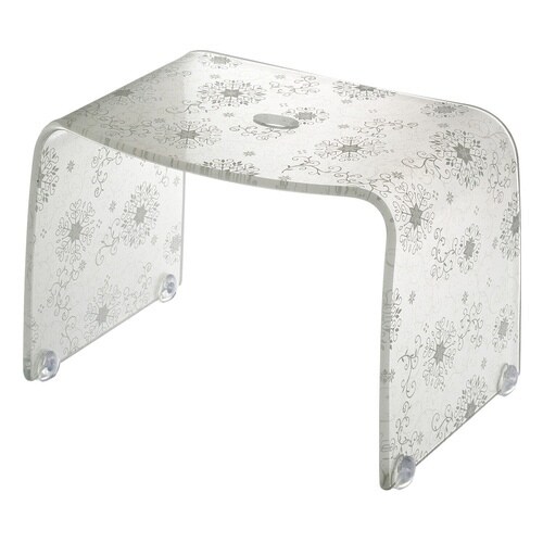 風呂椅子 フィルロシュシュ アクリル オフホワイト